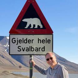 das obligatorische Foto aus Spitzbergen