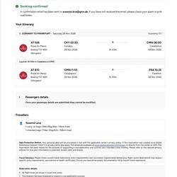 Und ein Rückflugticket auch 😅