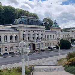 In diesem Hotel haben wir das römischen Bad besucht.