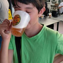 Cerveza de mantequilla. ¡Que suerte!