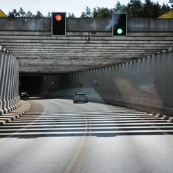 Einfahrt Swinetunnel