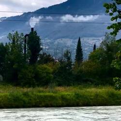 Glaciers making their way to the sea via the Rhone