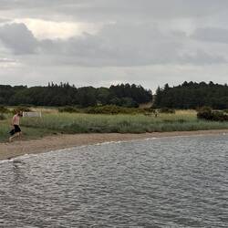 ... doch wir haben uns nur halb ins Wasser getraut