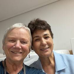 IRINA has worked here for 23 years. It was so nice to see her again.