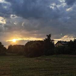 Grad noch den Sonnenuntergang erwischt