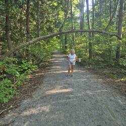 Deep River has some nice walking trails. Felt like we were on the west coast.