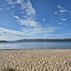 Lemure Beach in Deeo River, our stop for the night.