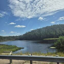 Just above Algonquin Park. Hoping to see moose but no luck.