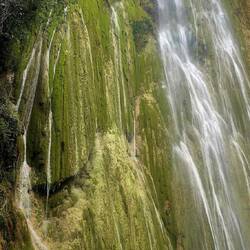 Leider hatte der Wasserfall wenig Wasser