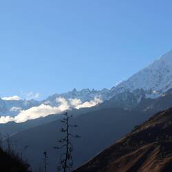 Three peaks from left to right: Waqaywillka, Markuni, and Veronica Mountain