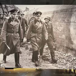 Der SS Feldmarschall Erwin Rommel hatte das Kommando über die Deutschen Truppen