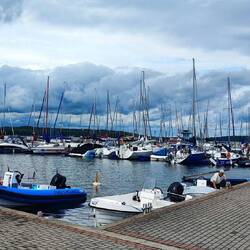 ...am Hafen