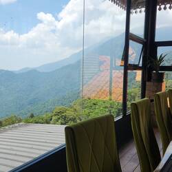 Hotel restaurant view