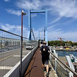 Klappbrücke „Ponte móvel de Leça“