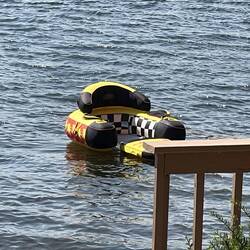 This is my floating chair. Nobody took my picture in it. 😢