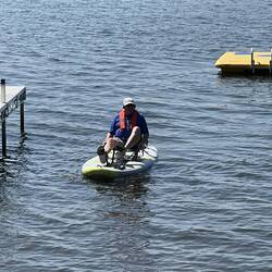 Me enjoying my kayak.