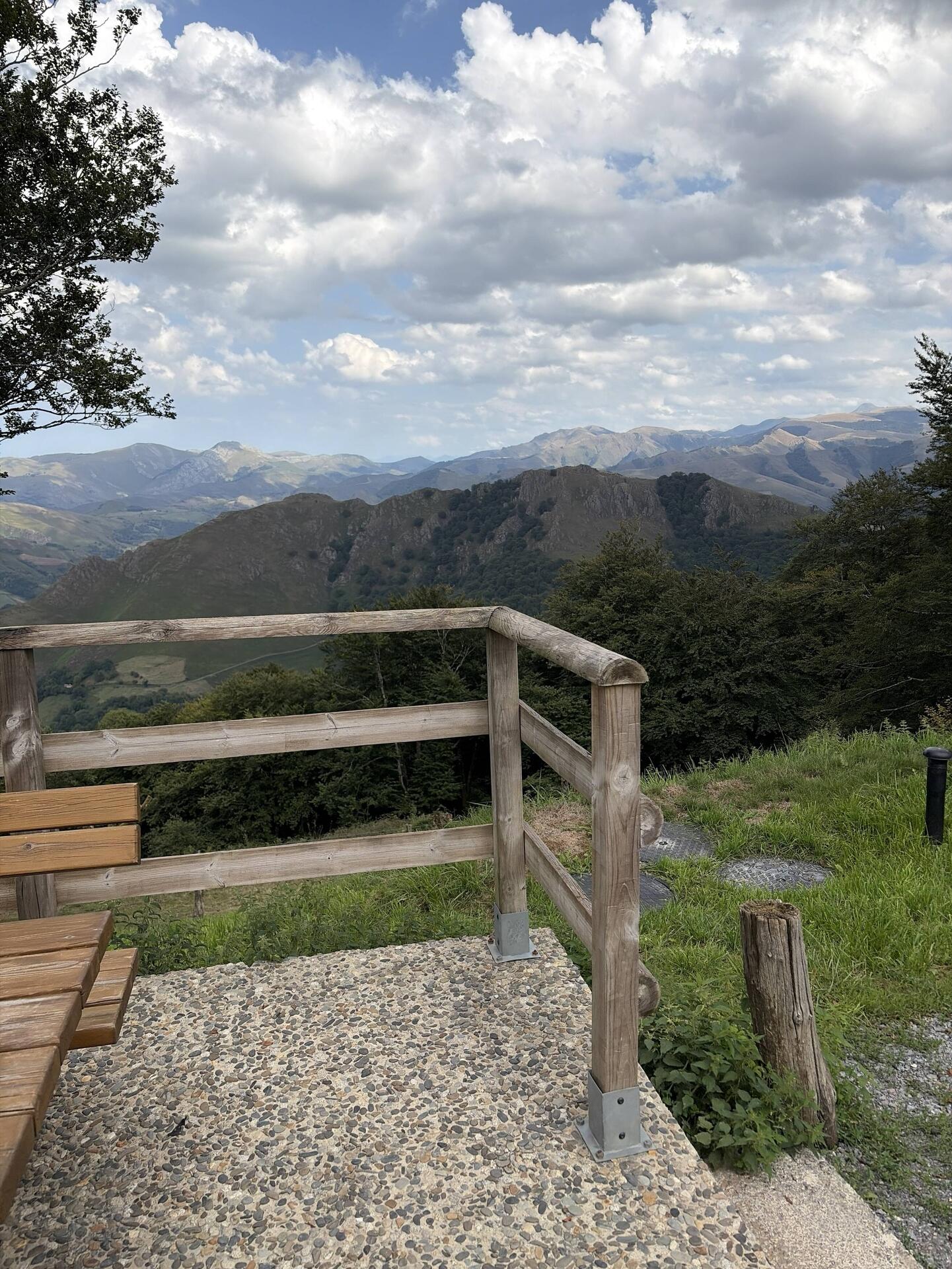 Stunning views from the patio