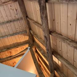 I could stare at the gorgeous ceiling all day long!