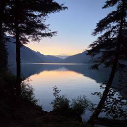 Abendstimmung an der Campsite