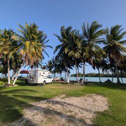 Letztes Camp vor Belize