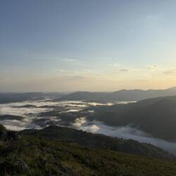 Above the clouds