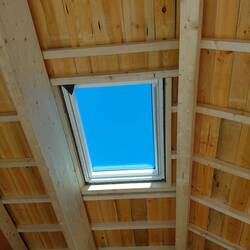 The velux is installed