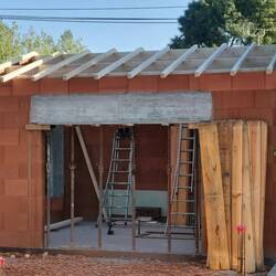 Three days earlier and the framework is just completed