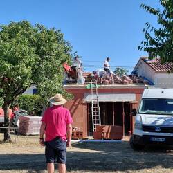 As usual the site supervisor is never far away