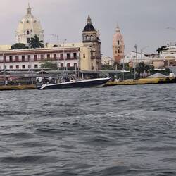 Ankunft in Cartagena an derselben Stelle wie einst die Sklavenschiffe