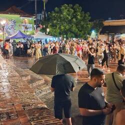 dancing in the rain