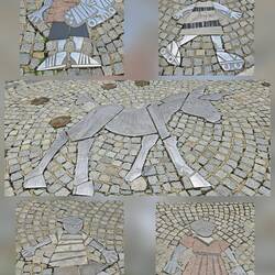 Pflasterkunst war leider nicht beschrieben was es für ein Denkmal ist