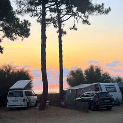 Sonnenaufgang vom Camping San Damiano 🌅
