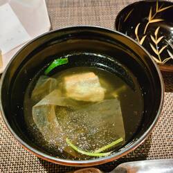 Die obligatorische Misosuppe
