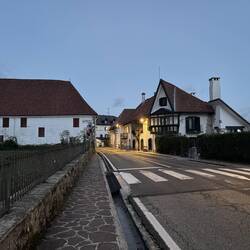 Walking into Burguete