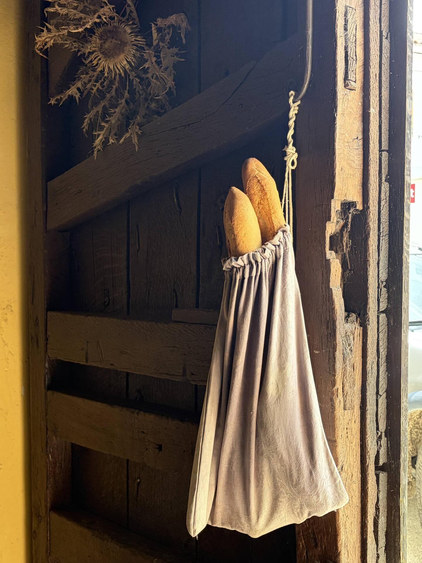 This is how bread is delivered each morning