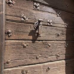 The beautiful old door at my Casa