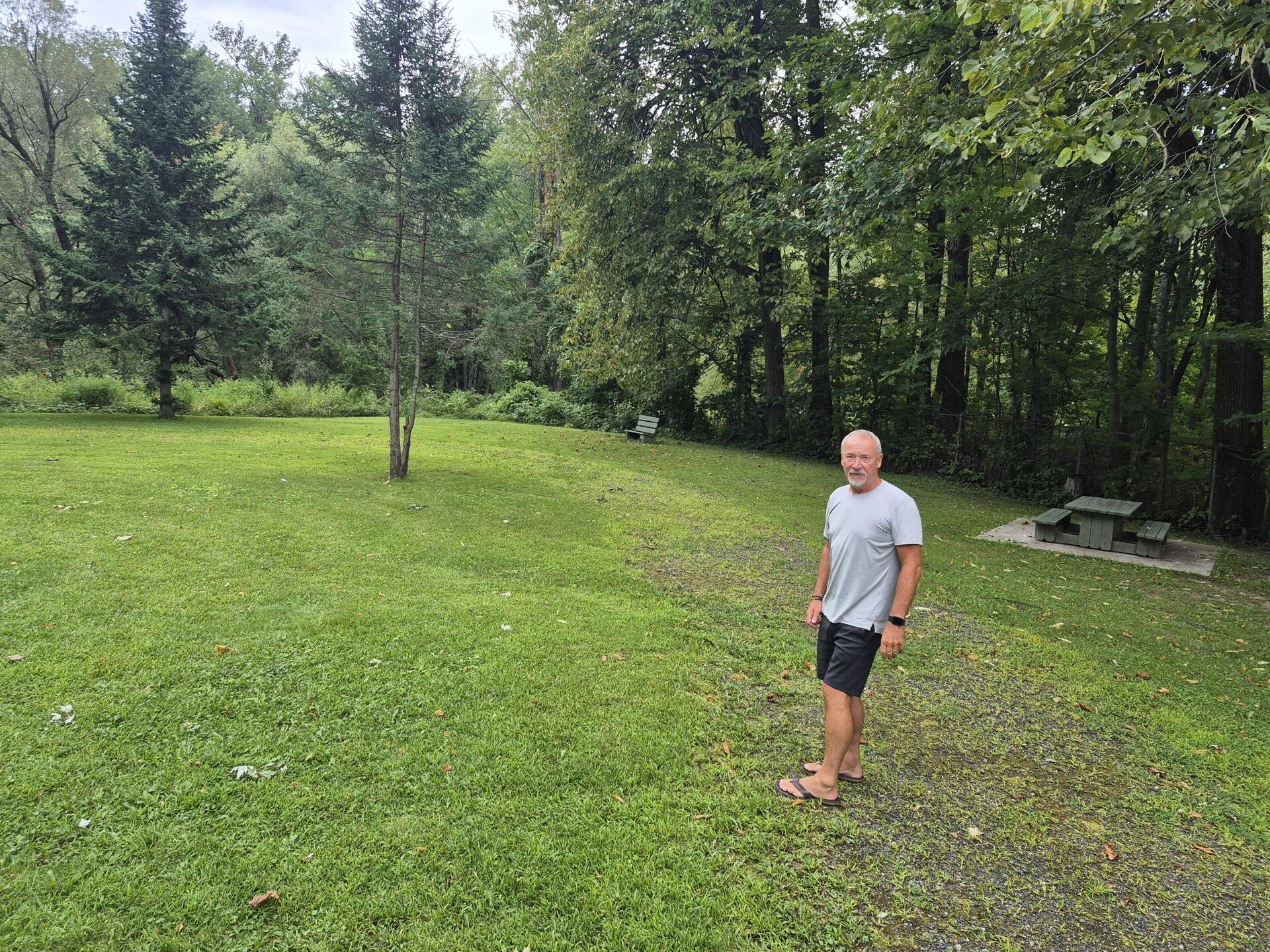 We made breakfast at this beautiful park behind the information center in Montebello