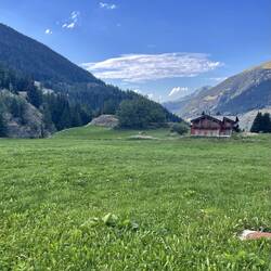 Napoleon's bivouac at Bourg St Pierre