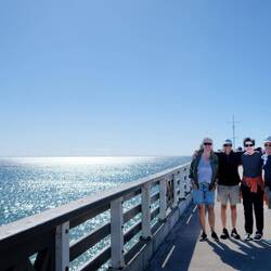 On the pier, PE
