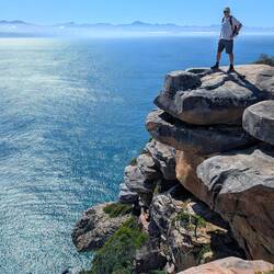 Pat conquering Robberg