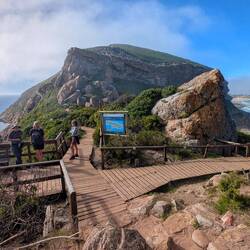 The crew on Robberg Peninsular
