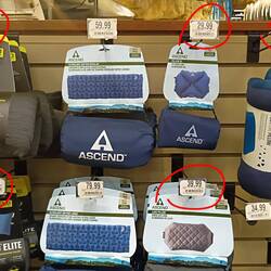 😱🤬 $30 for the cheapest camping pillow. Some at $60!