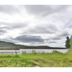 Ein wenig weiter das Dorf Lofsdahlen....