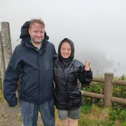 Voll im Regen, danke an die chinesische Fotografin!