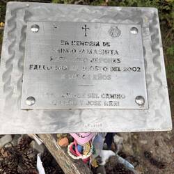 A Japanese pilgrim passed away here in 2002