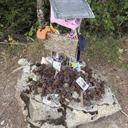 Since then, many people leave tributes here