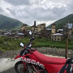 Ushguli. Welterbe, höchste bewohnte Stadt in Georgien