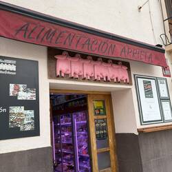 Next to Bar Valentin this has a little grocery store inside the butcher shop