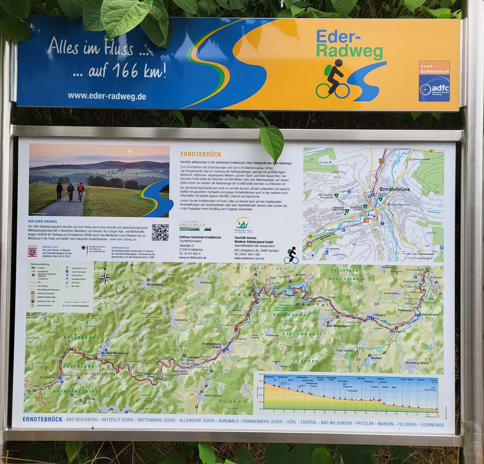 Es gibt einen schönen Trailhead.