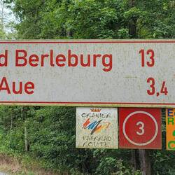 Auch hier gibt es eine verlässliche Beschilderung.